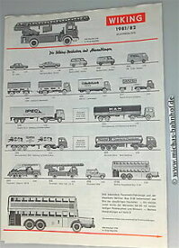 【送料無料】ホビー　模型車　車　レーシングカー イメージawiking katalog image liste des prix 1981 82 a