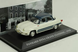 【送料無料】ホビー　模型車　車　レーシングカー ダイナネットワークpanhard dyna grand standing 1958 blanc bleu 143 ixo altaya