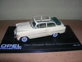 【送料無料】ホビー　模型車　車　レーシングカー ネットワークオペルオリンピアコレクションリムジンカブリオレaltaya ixo opel collection olympia rekord cabriolet limousine annee 1954 1956,