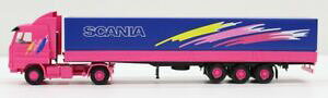 yzzr[@͌^ԁ@ԁ@[VOJ[ zXP[{bNXg[[XEF[fXJjAgbNa0101 wiking ho echelle 187 camion scania avec remorque utilise sans boite