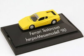 【送料無料】ホビー　模型車　車　レーシングカー フェラーリベルリンモデル187 ferrari testarossa jaune modele dexposition aaa 1990 berlin herpa