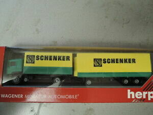 yzzr[@͌^ԁ@ԁ@[VOJ[ g[[{bNXg[VFJ[herpa 859185 man remorque semiremorque schenker dans neuf dans sa boite 620