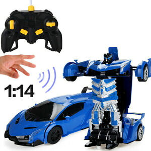 yzzr[@͌^ԁ@ԁ@[VOJ[ j^OWFX`{bg[grobot transformable telecommandable 2 en 1 controle geste avec son et