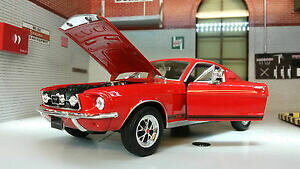 yzzr[@͌^ԁ@ԁ@[VOJ[ fbhtH[hX^Ore[WXP[_CJXgrouge modele ford mustang 1967 gt vintage echelle 124 welly diecast detaille voiture