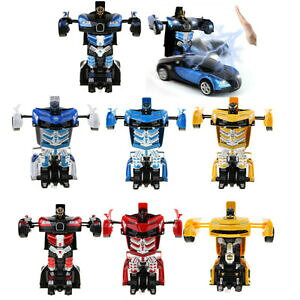 yzzr[@͌^ԁ@ԁ@[VOJ[ [gRg[{bgJ[robot de voiture de transformation de telecommande de jouet de rc