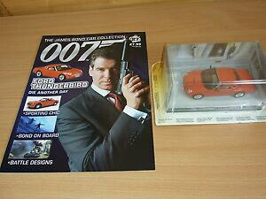 【送料無料】ホビー 模型車 車 レーシングカー ジェームズボンドフォードサンダーバードeaglemoss james bond 007 issue 27 ford thunderbird