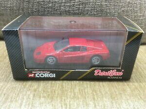 yzzr[@͌^ԁ@ԁ@[VOJ[ tF[CeAfferrari 512 m rouge avec interieur noir 143 detail cars modele * tres bon etat boxed *