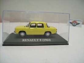 【送料無料】ホビー　模型車　車　レーシングカー ルノーネットワークrenault 8, yellow, 1964, ixo 143