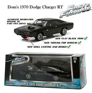 �y���������z�z�r�[�@�͌^�ԁ@�ԁ@���[�V���O�J�[ �_�C�J�X�ggreenlight fast and furious 5 doms 1970 dodge charger rt diecast car 143 86228