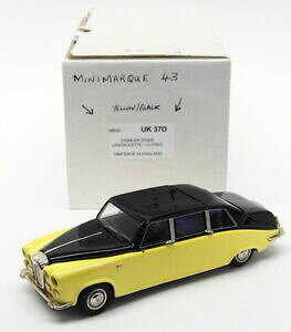 yzzr[@͌^ԁ@ԁ@[VOJ[ _C[fminimarque echelle 43 143 voiture modele uk37d 1968 daimler ds420jaunenoir