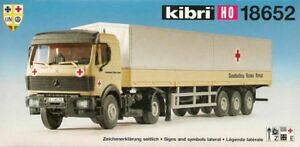 yzzr[@͌^ԁ@ԁ@[VOJ[ gbNfxcXP[zkibri 18652 maquette camion mercedes benz un red cross echelle 187 ho neuf