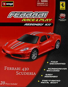 �y���������z�z�r�[�@�͌^�ԁ@�ԁ@���[�V���O�J�[ �t�F���[���X�N�[�f���A���b�h�L�b�g���C�U�[ferrari 430 scuderia rouge kit de montage 143 de bburago