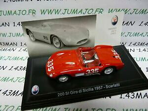 �y���������z�z�r�[�@�͌^�ԁ@�ԁ@���[�V���O�J�[ ���I���f���}�Z���e�B�}�Z���e�B�V�`���A�W���C��mas45 voiture 143 leo models maserati tipo 200 si giro de sicile 1957 scarlatti