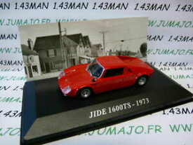 【送料無料】ホビー　模型車　車　レーシングカー オーストリアmネットワークaut22m voiture 143 ixo altaya voitures dautrefois jide 1600ts 1973