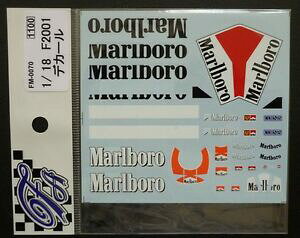 yzzr[@͌^ԁ@ԁ@[VOJ[ fJ[tF[^oRfJ[decals fartefice fm0070 118 ferrari f2001 tobacco decals