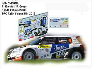 yzzr[@͌^ԁ@ԁ@[VOJ[ fJ[VR_t@rAKf}CX^[[decals 143 skoda fabia s2000 6 kresta rallye erc du barum 2013 ncm108