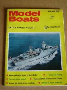 yzzr[@͌^ԁ@ԁ@[VOJ[ f{[gmodel boat magazine august 1975