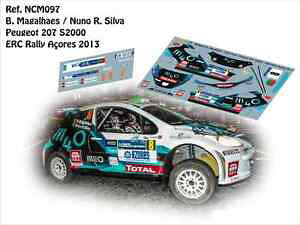 yzzr[@͌^ԁ@ԁ@[VOJ[ fJ[vW[A\[X[decals 143 peugeot 207 s2000 8 magalhaes rallye erc des acores 2013 ncm097