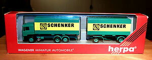 yzzr[@͌^ԁ@ԁ@[VOJ[ gbN{g[[VFJ[gX~bVherpa, camion remorque articulee, schenker, man, neuf boite, 859179