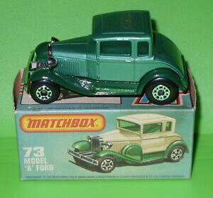 �y���������z�z�r�[�@�͌^�ԁ@�ԁ@���[�V���O�J�[ �}�b�`�t�H�[�h���f��matchbox73 ford model aboxed
