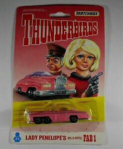 yzzr[@͌^ԁ@ԁ@[VOJ[ [XCX}b`fByly_CJXgthunderbirds rolls royce fab1 matchbox 1992 lady penelopes diecast car