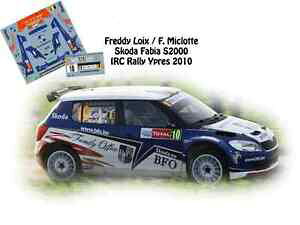 yzzr[@͌^ԁ@ԁ@[VOJ[ fJ[VR_t@rACNXC[v[decals 143 skoda fabia s2000 10 floix rallye irc dypres 2010 ncm008