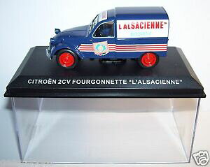 【送料無料】ホビー 模型車 車 レーシングカー ネットワークシトロエンボックスヴァンアルザスixo altaya citroen 2cv fourgonnette lalsacienne 143 in box