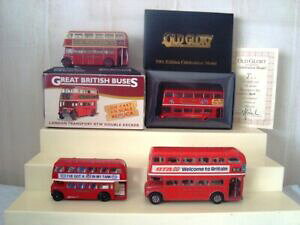 �y���������z�z�r�[�@�͌^�ԁ@�ԁ@���[�V���O�J�[ �o�X�R�[�M�[�A�g���X�{�b�N�X4 routemaster bus corgilledoold glory boxedatlas cret