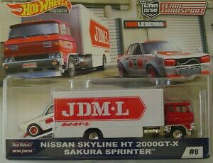 yzzr[@͌^ԁ@ԁ@[VOJ[ `[XJCCOAe}TNXv^[hotwheels equipe transport nissan skyline ht 2000gtx sakura sprinter,,,