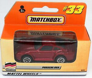 yzzr[@͌^ԁ@ԁ@[VOJ[ |VF}b`RNVgCfJ[porsche 959 rouge matchbox diecast modele jouet voiture de collection neuf scelle