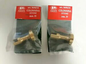yzzr[@͌^ԁ@ԁ@[VOJ[ iA}eBA[gamati accessori per nave 2 supporti a colonnina in ottone 35 mm art569035