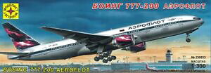 yzzr[@͌^ԁ@ԁ@[VOJ[ fLbg{[COAGt[g1300 assemblage kit modele boeing 777200 aeroflot