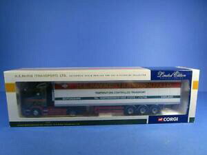 yzzr[@͌^ԁ@ԁ@[VOJ[ g[[{bNXgX|[g{bNXnouvelle annoncecorgi 76601 scania refrigere boite remorque he payne transports ltd, en parfait etat,