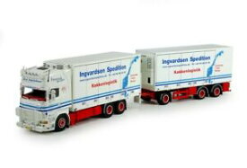 【送料無料】ホビー　模型車　車　レーシングカー トラックuascania r730 camion avec kuhlkeranhanger jens ingvardsen 71673 tekno1472 1