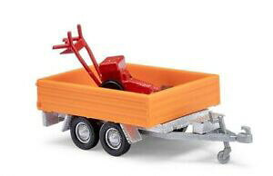 yzzr[@͌^ԁ@ԁ@[VOJ[ ubVfbLg[busch 44932 187h0 pritschenhochlader remorque avec tondeuse neuf