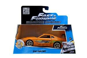 【送料無料】ホビー 模型車 車 レーシングカー トヨタスープラブライアンオリジナルヌオーヴォfast furious modello toyota supra brian arancione 132 originale jada toys nuovo