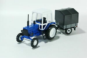 yzzr[@͌^ԁ@ԁ@[VOJ[ g[[Lms[maquette 143, mtz 82 avec le remorque ac auvent