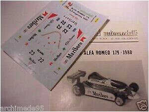 yzzr[@͌^ԁ@ԁ@[VOJ[ At@IfJ[alfa romeo 179 f1 1980 decal 143 fds automodelli