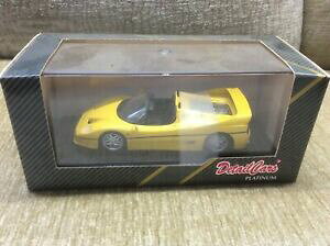 yzzr[@͌^ԁ@ԁ@[VOJ[ tF[JuIR[M[fferrari f50 cabriolet yellow 143 corgi detail cars model * vgc boxed *