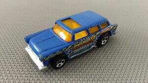 �y���������z�z�r�[�@�͌^�ԁ@�ԁ@���[�V���O�J�[ �~�j�`���A�V�{���[�m�}�hvehicule miniature hotwheels �� chevy nomad 1969 �� en bon etat