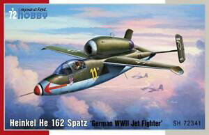�y���������z�z�r�[�@�͌^�ԁ@�ԁ@���[�V���O�J�[ special hobby 100sh72341 172 heinkel he 162 spatz neuf