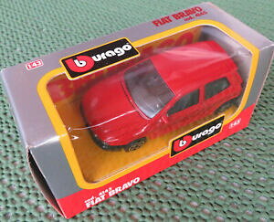 yzzr[@͌^ԁ@ԁ@[VOJ[ tBAbgu{[C^A{bNXburago cod 4145 fiat bravo, rouge 143 emballage dorigine box made in italy