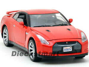 yzzr[@͌^ԁ@ԁ@[VOJ[ XJCC~j`AJ[nissan skyline gtr r35 rouge 124 voiture miniature par motormax 73384