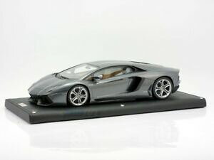 �y���������z�z�r�[�@�͌^�ԁ@�ԁ@���[�V���O�J�[ ���f�������{���M�[�jmr models lamborghini aventador lp 7004 grigio estoque