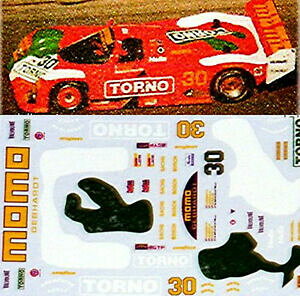 【送料無料】ホビー 模型車 車 レーシングカー ポルシェデイトナデカールデカールporsche 962 daytona 89 torno momo 143 autocollant decalcomanie
