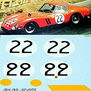 yzzr[@͌^ԁ@ԁ@[VOJ[ bhbhfJ[fJ[ferarri 250 gto lm 1962 22 rouge red 13 2 autocollant decalcomanie