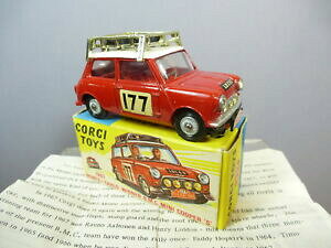 yzzr[@͌^ԁ@ԁ@[VOJ[ re[Wf~jN[p[eJ[{bNXvintage corgi toys model 339 mini cooper monte carlo rallye en parfait etat, dans sa boite