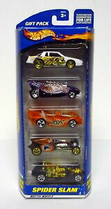 �y���������z�z�r�[�@�͌^�ԁ@�ԁ@���[�V���O�J�[ �z�b�g�z�C�[���N���X�����p�b�P�[�Whot wheels spider slam 5car paquet cadeau moule voitures misb complet 2000