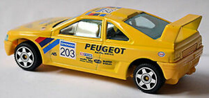 楽天市場】【送料無料】ホビー 模型車 車 レーシングカー プジョーターボ#パリダカpeugeot 405 turbo 16 coupe 203 lacs parisdakar 143 bburago : hokushin