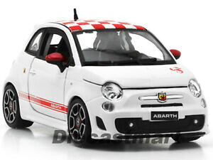 yzzr[@͌^ԁ@ԁ@[VOJ[ tBAbgAog~j`Abburago 124 2008 fiat 500 abarth neuf voiture miniature blanc 22111